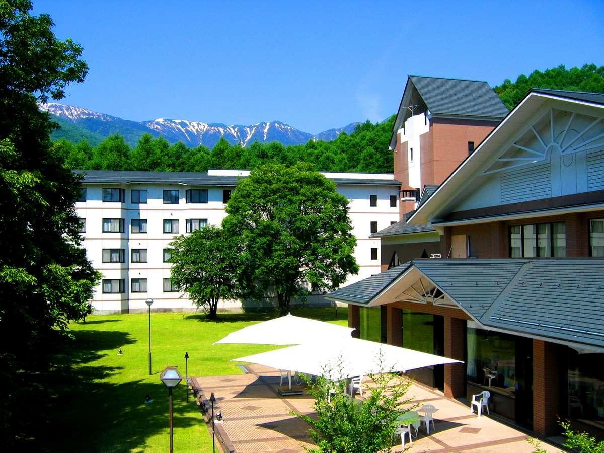 Azumino Hotaka View Hotel Bagian luar foto